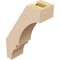 Ekena Millwork 3-inch W x 8-inch D x 12-inch H Balboa Rough Cedar Woodgrain TimberThane Knee Brace, Primed BRCUR03X08X12BOARCPR - alternate 3